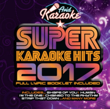 KARAOKE | SUPER KARAOKE HITS 2017 (CD ONLY) | CD