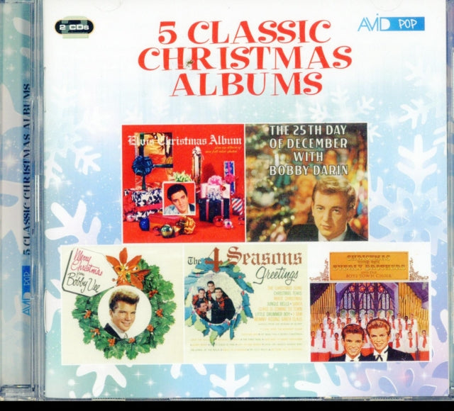 PRESLEY, ELVIS / DARIN, BOBBY / VEE, BOBBY / FOUR SEASONS / EVERLY BROTHERS | 5 CLASSIC CHRISTMAS ALBUMS | CD