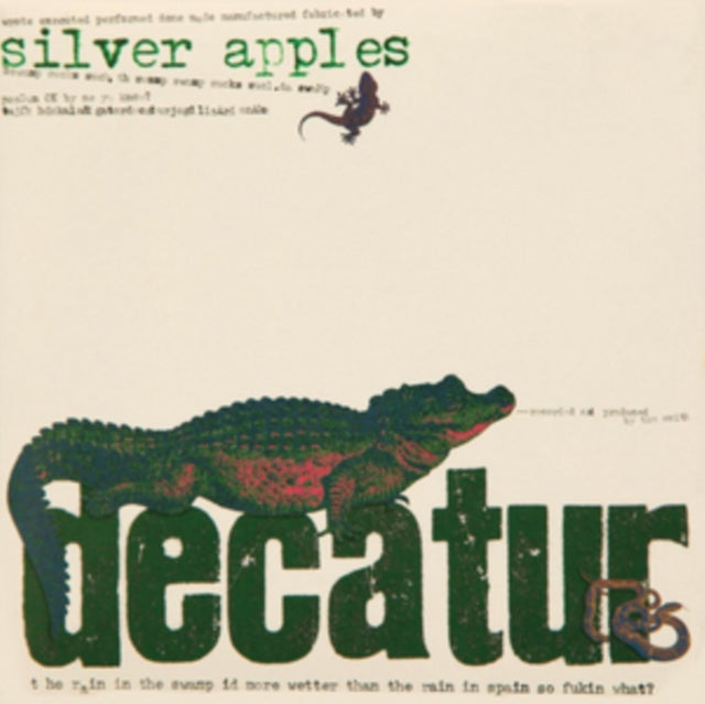 SILVER APPLES | DECATUR (WHITE & GREEN SPLATTER VINYL) | VINYL RECORD (LP)