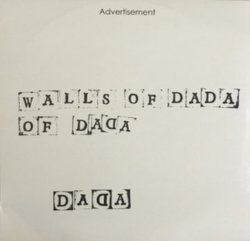 WALLS OF DADA | VINYL RECORD (LP)