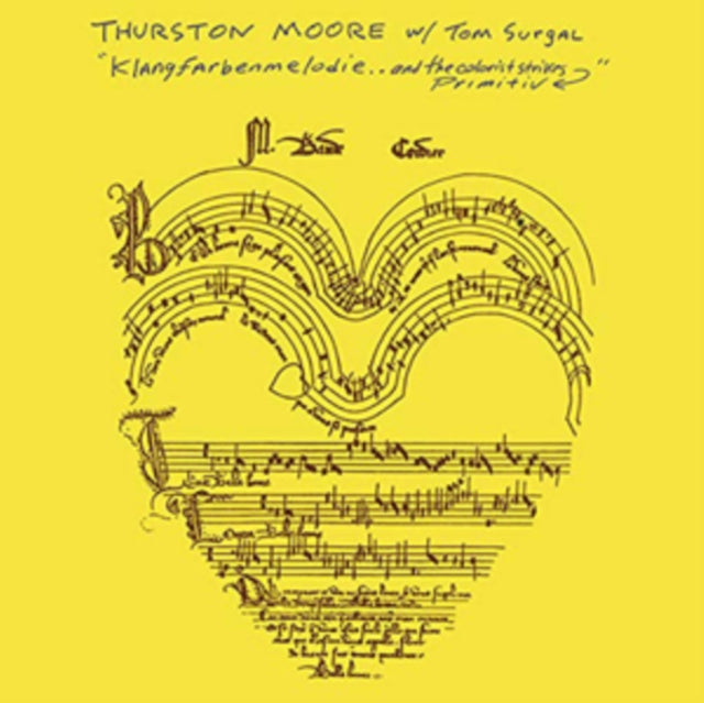 MOORE, THURSTON & TOM SURGAL | KLANGFARBENMELODIE.. & THE COLORIST STRIKES PRIMITIV | VINYL RECORD (LP)