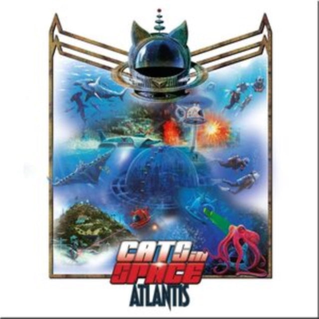 CATS IN SPACE | ATLANTIS (BLUE VINYL) | VINYL RECORD (LP)