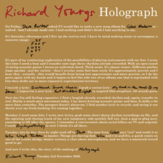 YOUNGS, RICHARD | HOLOGRAPH | VINYL RECORD (LP)