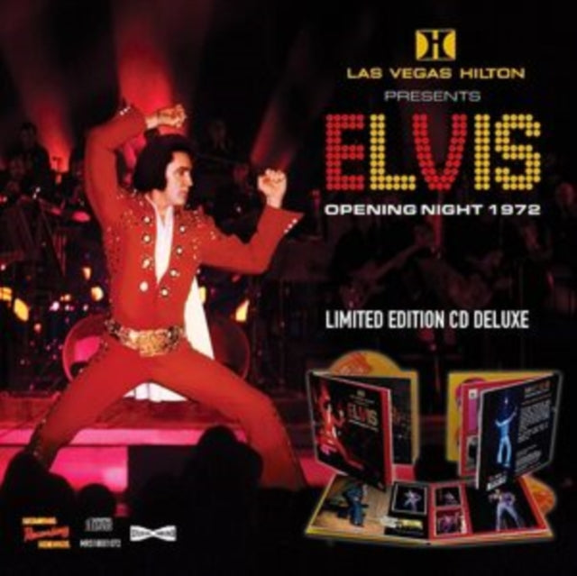 PRESLEY, ELVIS | LAS VEGAS HILTON PRESENTS ELVIS OPENING (2CD/BOOK) | CD