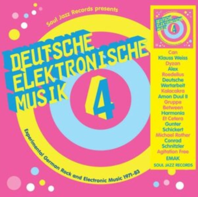 SOUL JAZZ RECORDS PRESENTS | DEUTSCHE ELEKTRONISCHE MUSIK 4 - EXPERIMENTAL GERMAN ROCK & ELECTRONIC MUSIC 1971-83 (3LP/DL CARD) | VINYL RECORD (LP)