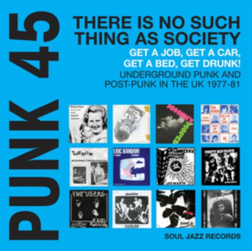 VARIOUS ARTISTS | PUNK 45: THERE'S NO SUCH THING AS SOCIETY (2LP/COLOURED VINYL) | VINYL RECORD (LP)