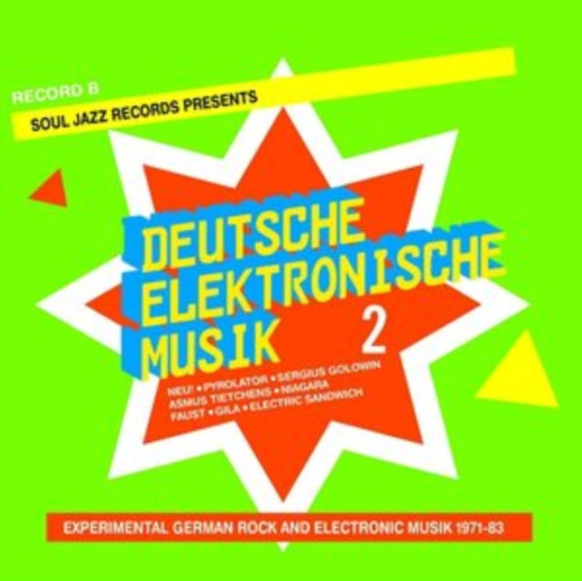 SOUL JAZZ RECORDS PRESENTS | DEUTSCHE ELEKTRONISCHE MUSIK 2: EXPERIMENTAL GERMAN ROCK & ELECTRONIC MUSIC 1971-83 (RECORD B) | VINYL RECORD (LP)