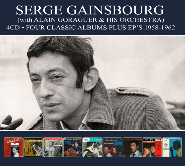 GAINSBOURG, SERGE | FOUR CLASSIC ALBUMS PLUS EPS 1958 - 1962 | CD