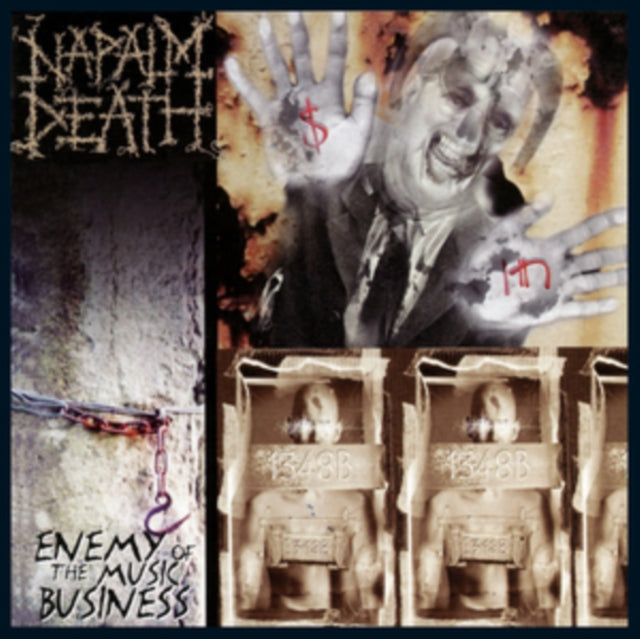NAPALM DEATH | ENEMY OF THE MUSIC BUSINESS (RED VINYL) | VINYL RECORD (LP)