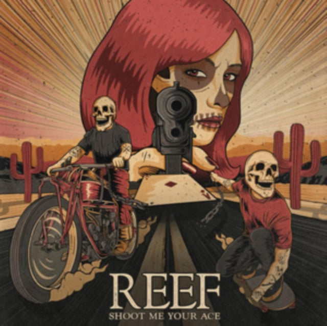 REEF | SHOOT ME YOUR ACE (RAGING SEA BLUE MARBLE VINYL) | VINYL RECORD (LP)
