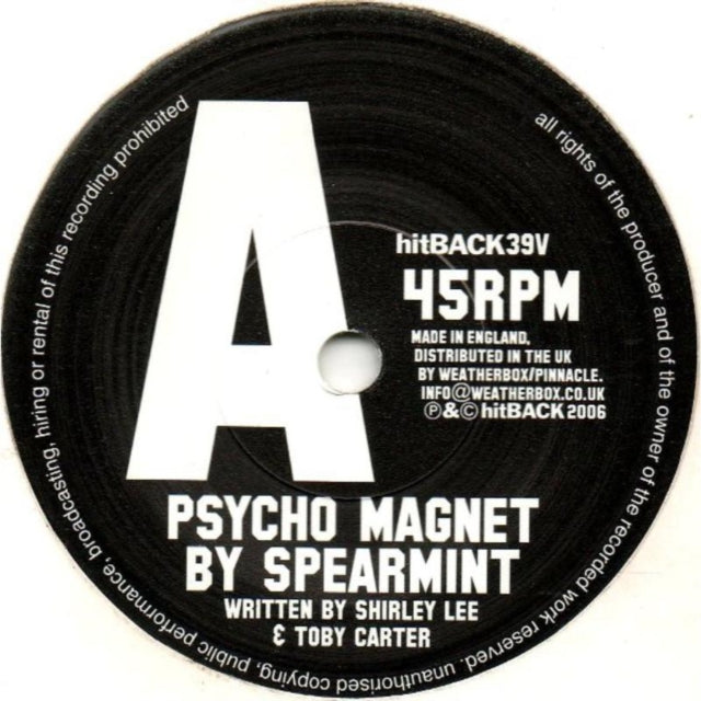 SPEARMINT | PSYCHO MAGNET | 7IN VINYL