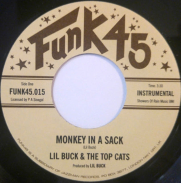 LIL BUCK & THE TOP CATS | MONKEY IN A SACK / CAT SCREAM | VINYL RECORD (LP)