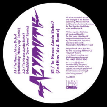 TA NESSA AINDA BICHO (ZED BIAS & MADDSLINKY REMIXES) | VINYL RECORD (LP)