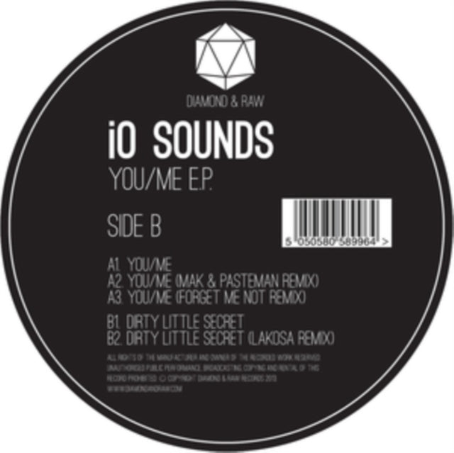 IO SOUNDS | YOU/ME EP | VINYL RECORD (LP)