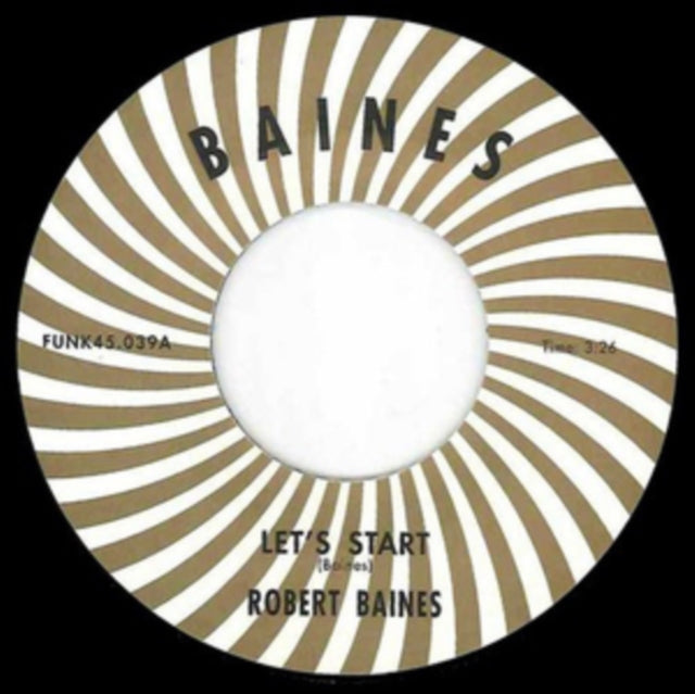BAINES, ROBERT | LET'S START / PIRANA | VINYL RECORD (LP)