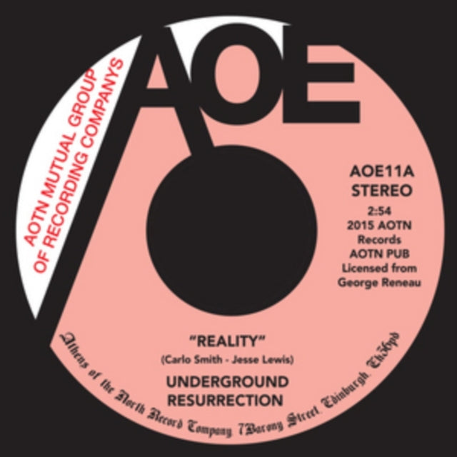 UNDERGROUND RESURRECTION | REALITY | VINYL RECORD (LP)