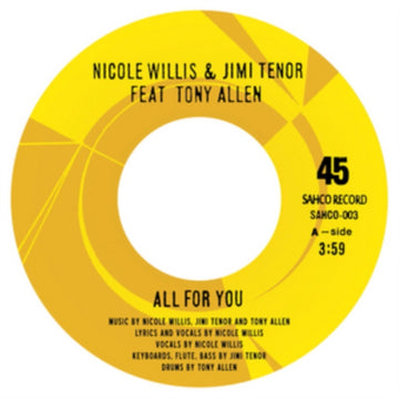 WILLIS, NICOLE & JIMI TENOR | ALL FOR YOU | VINYL RECORD (LP)