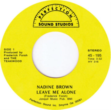 BROWN, NADINE | LEAVE ME ALONE | VINYL RECORD (LP)