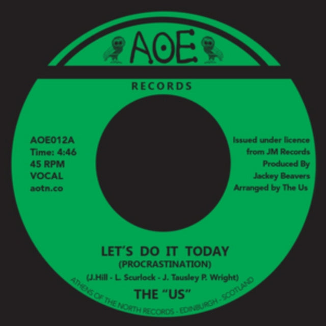 US | LET'S DO IT TODAY (PROCRASTINATION) | VINYL RECORD (LP)