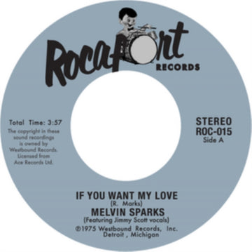 SPARKS, MELVIN | IF YOU WANT MY LOVE / GET DOWN WITH THE GET DOWN | VINYL RECORD (LP)