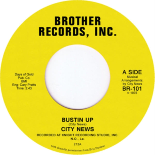 CITY NEWS | BUSTIN UP | VINYL RECORD (LP)