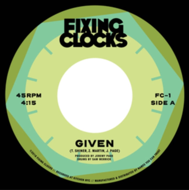 FIXING CLOCKS | GIVEN | VINYL RECORD (LP)