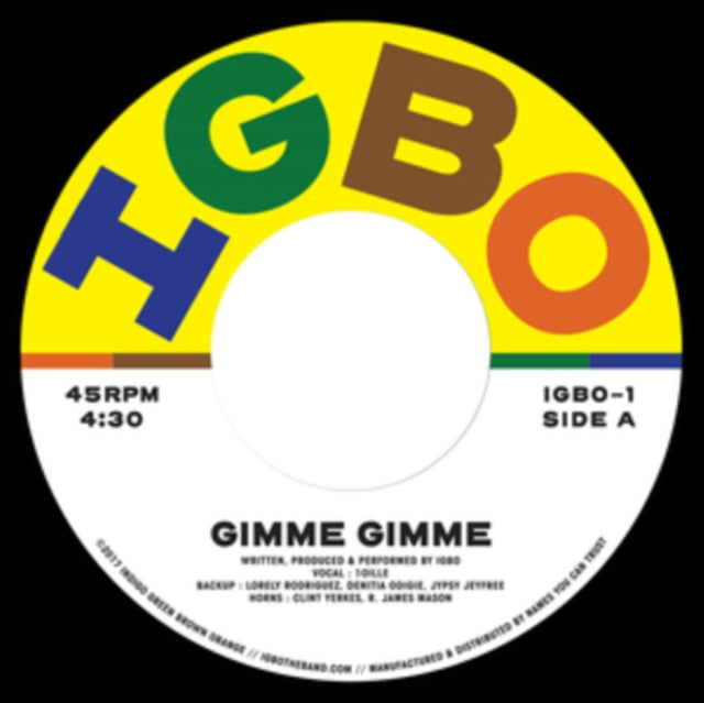 IGBO | GIMME GIMME | VINYL RECORD (LP)