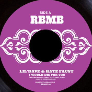 I WOULD DIE FOR YOU (IMPORT) | 7IN VINYL