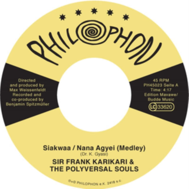 POLYVERSAL SOULS | SIAKWAA NANA AGYEI ODO AGYE GYE ME FEAT | 7IN VINYL