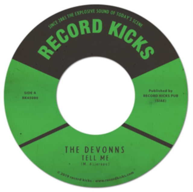 DEVONNS | TELL ME B/W TELL ME (INSTRUMENTAL) | 7IN VINYL