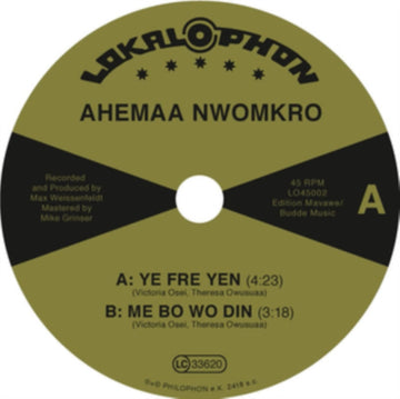 YE FRE YEN / ME BO WO DIN (IMPORT) | 7IN VINYL