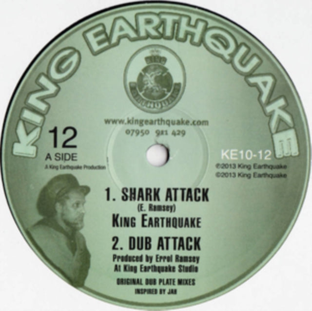 KING EARTHQUAKE | SHARK ATTACK / TORTURE THE DEVIL | 10IN VINYL
