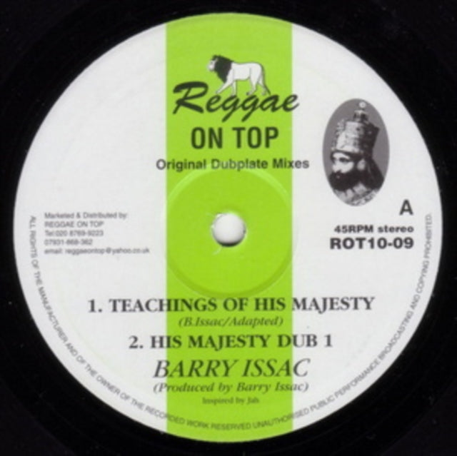 ISACC, BARRY | TEACHINGS OF HIS MAJESTY | 10IN VINYL