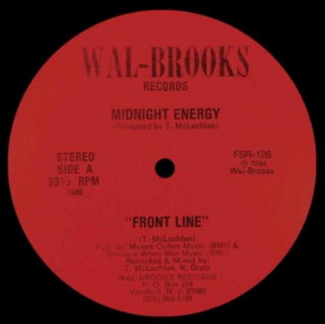 MIDNIGHT ENERGY | FRONT LINE/SAVING ALL MY LOVE | 12IN VINYL