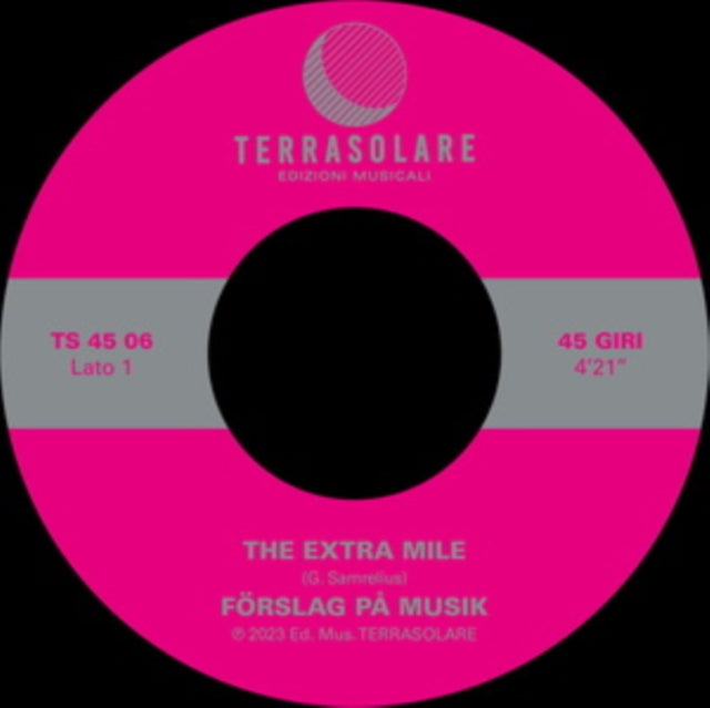 FORSLAG P MUSIK | EXTRA MILE | 7IN VINYL