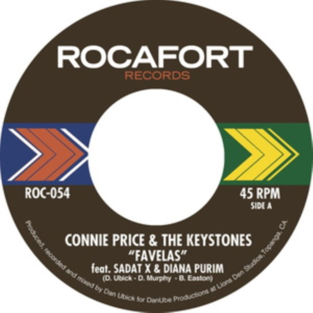 PRICE, CONNIE & THE KEYSTONES | FAVELAS | 7IN VINYL