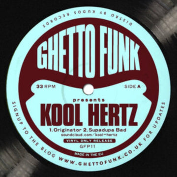 KOOL HERTZ | GHETTO FUNK PRESENTS | 12IN VINYL