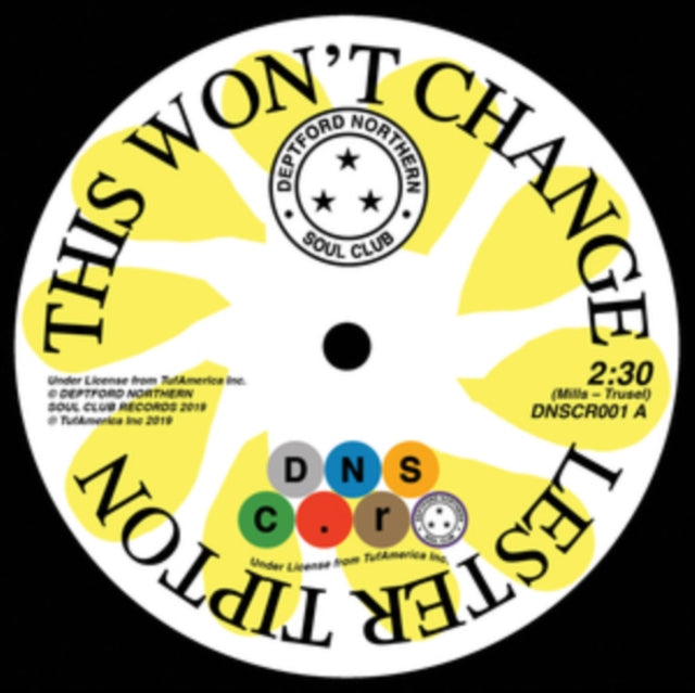 TIPTON, LESTER & EDWARD HAMILTON & THE ARABIANS | THIS WON'T CHANGE/BABY DON'T YOU WEEP | 7IN VINYL