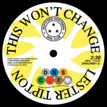 TIPTON, LESTER & EDWARD HAMILTON & THE ARABIANS | THIS WON'T CHANGE/BABY DON'T YOU WEEP | 7IN VINYL