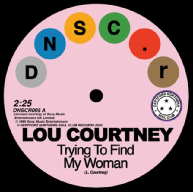 COURTNEY, LOU & LEE DORSEY | TRYING TO FIND MY WOMAN / GIVE IT UP | 7IN VINYL