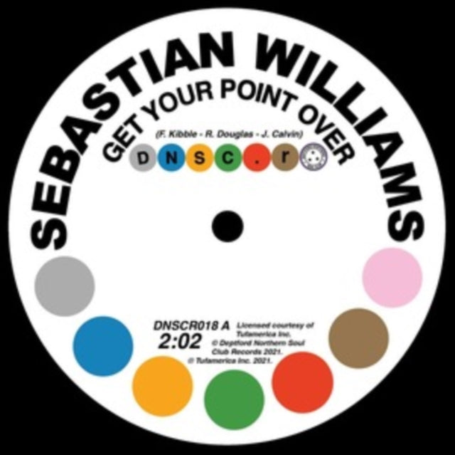 WILLIAMS, SEBASTIAN | GET YOUR POINT OVER â€‹ /â€‹I DON'T CARE WHAT MAMA SAID (BABY I NEED YOU) | 7IN VINYL