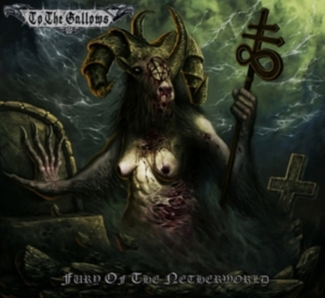 TO THE GALLOWS | FURY OF THE NETHERWORLD (MARBLED BLUE VINYL) | VINYL RECORD (LP)