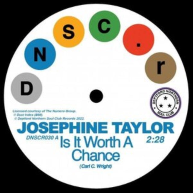 TAYLOR, JOSEPHINE | IS IT WORTH A CHANCE / SATISFIED | 7IN VINYL