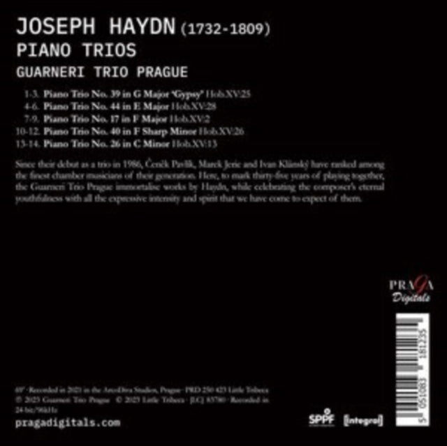 GUARNERI TRIO PRAGUE | HAYDN: PIANO TRIOS | CD