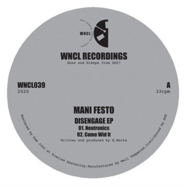 MANI FESTO | DISENGAGE EP | 12IN VINYL