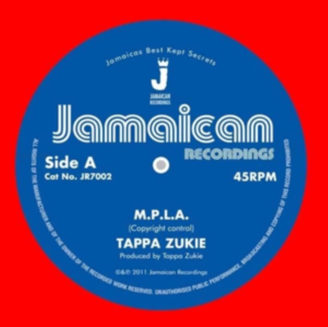 ZUKIE, TAPPA | M.P.L.A. | 7IN VINYL