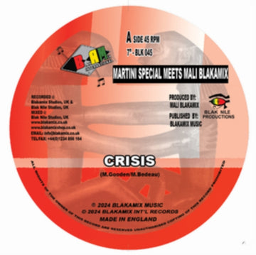 CRISIS / DUB CRISIS | 7IN VINYL