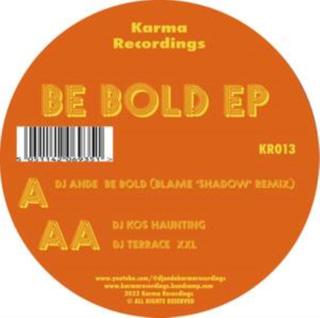 VARIOUS ARTISTS | BE BOLD EP | 12IN VINYL