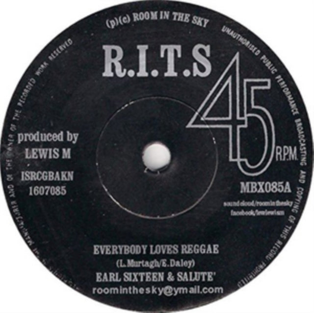 EARL SIXTEEN & SALUTE/VIN GORDON | EVERYBODY LOVES REGGAE/TROMMY LOVES REGGAE | VINYL RECORD (LP)