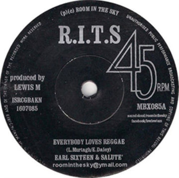 EARL SIXTEEN & SALUTE/VIN GORDON | EVERYBODY LOVES REGGAE/TROMMY LOVES REGGAE | VINYL RECORD (LP)